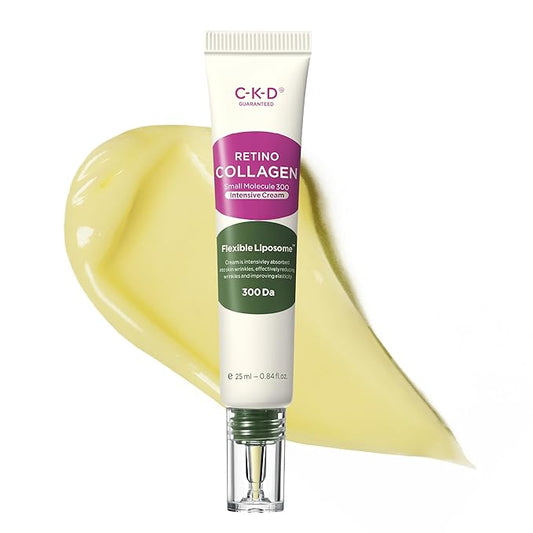 CKD Retino Collagen Intensive Cream - Retinal Spot Collagen Cream for Fine Lines, Deep Wrinkles, and Sagging Reduction. Anti-Aging and Youthful Skin. Korean Skin Care. 0.84 fl oz-GlimoraGlow