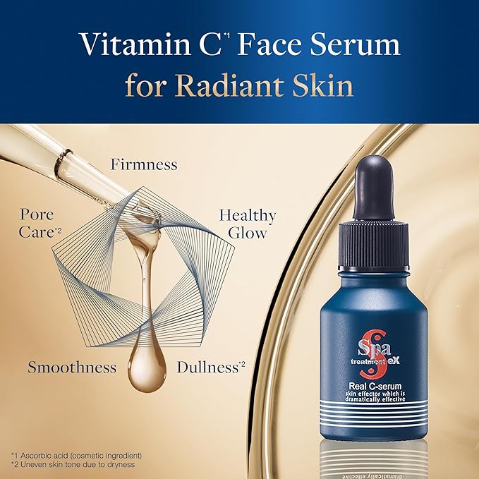 Spa Treatment Real C Serum Vitamin C Serum, Revitalizing, Brightening Serum for your face-GlimoraGlow