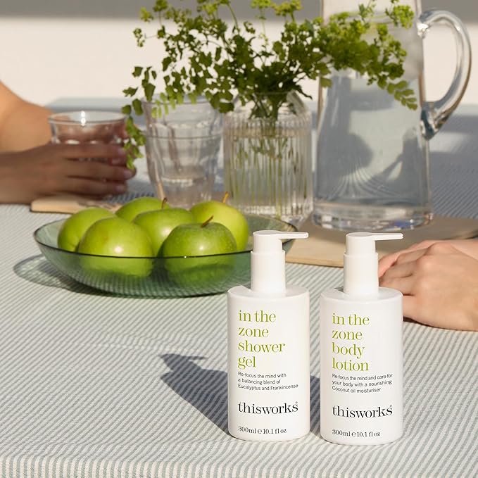 THISWORKS In The Zone Body Lotion, Natural Therapeutic Lotion, 300ml, 10.1 fl. oz-GlimoraGlow