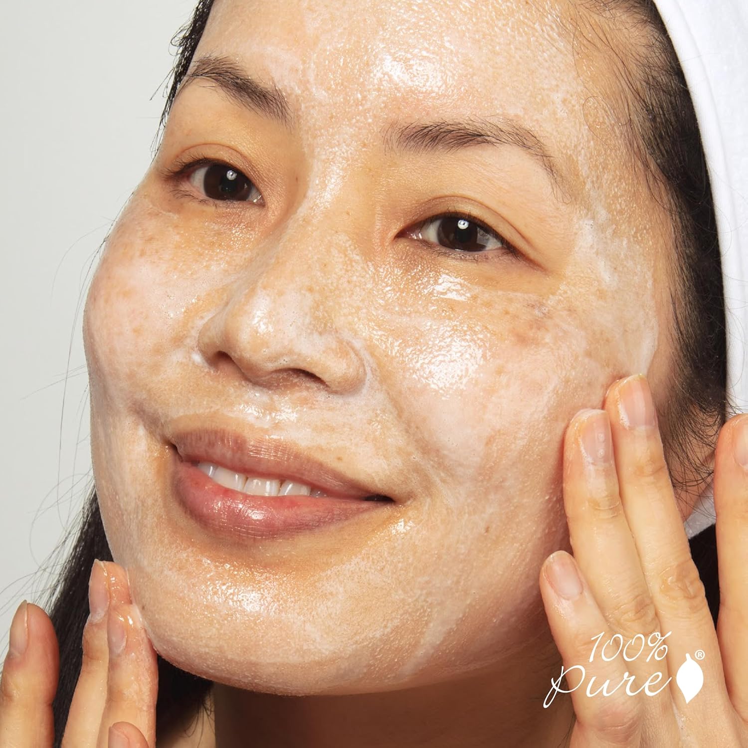 100% PURE Rose Water Gel Cleanser Deeply Moisturizing Hydrating Face Wash with Chamomile & Calendula to Soothe & Replenish Dry, Dehydrated Skin - Vegan - 3.4oz-GlimoraGlow