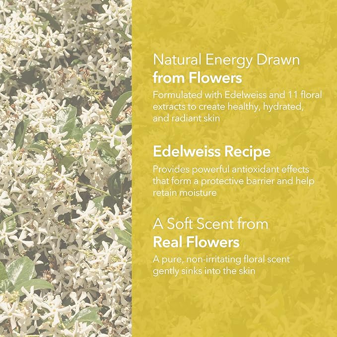 Edelweiss Cleansing Balm – Vegan Makeup Remover and Face Cleanser with Natural Flower Extracts. Korean Skincare, No Parabens or Sulfates (3.38 fl oz)-GlimoraGlow