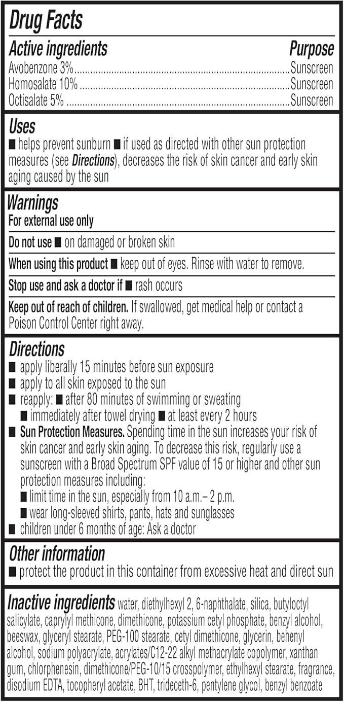 Amazon Brand - Solimo Sheer Face Sunscreen, Formulated without Octinoxate & Oxybenzone, Unscented, 3 fl oz (Pack of 1)-GlimoraGlow