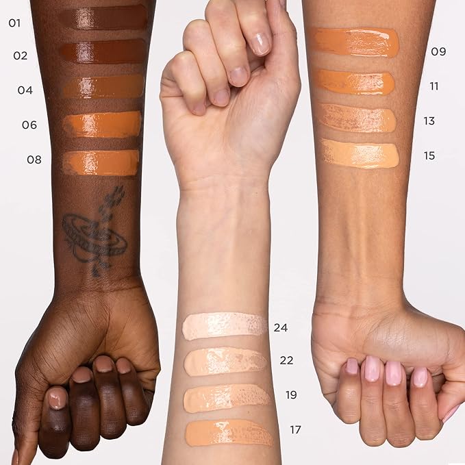 Pacifica Beauty Kind Tint Tinted Serum, Skincare, Vegan Collagen, Hyaluronic Acid, Vitamin C, Niacinamide, Caffeine, Hydrating, Lightweight Foundation, Natural Dewy Skin, Shade 22, 1 fl oz (1 Count)-GlimoraGlow