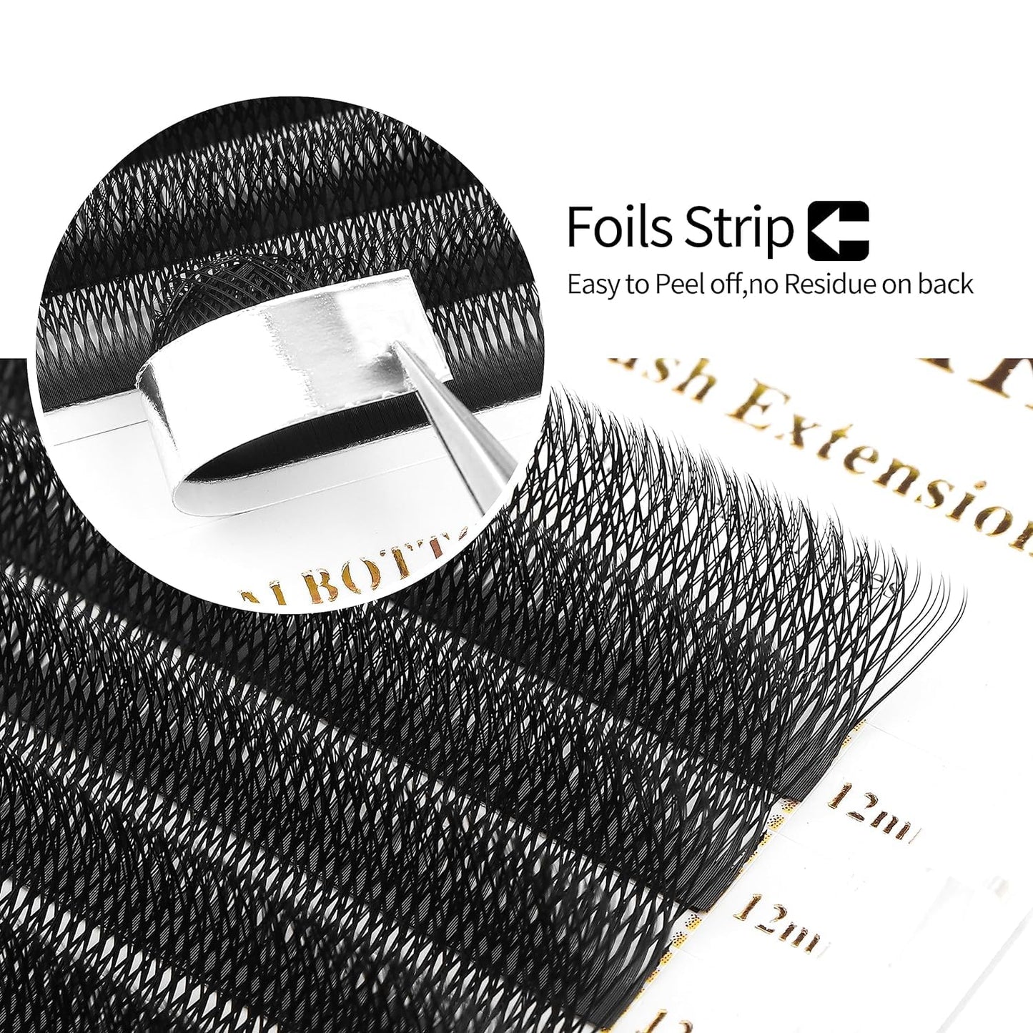 Lash Extensions Double Tips 4D Eyelash Extensions W Shape 0.07mm Thickness D Curl Mix 8-15mm Premade Fans Easy Fan Volume Lashes Matte Black Crisscross(W-4D-Double Tips-0.07-D,8-15mm Mix)-GlimoraGlow