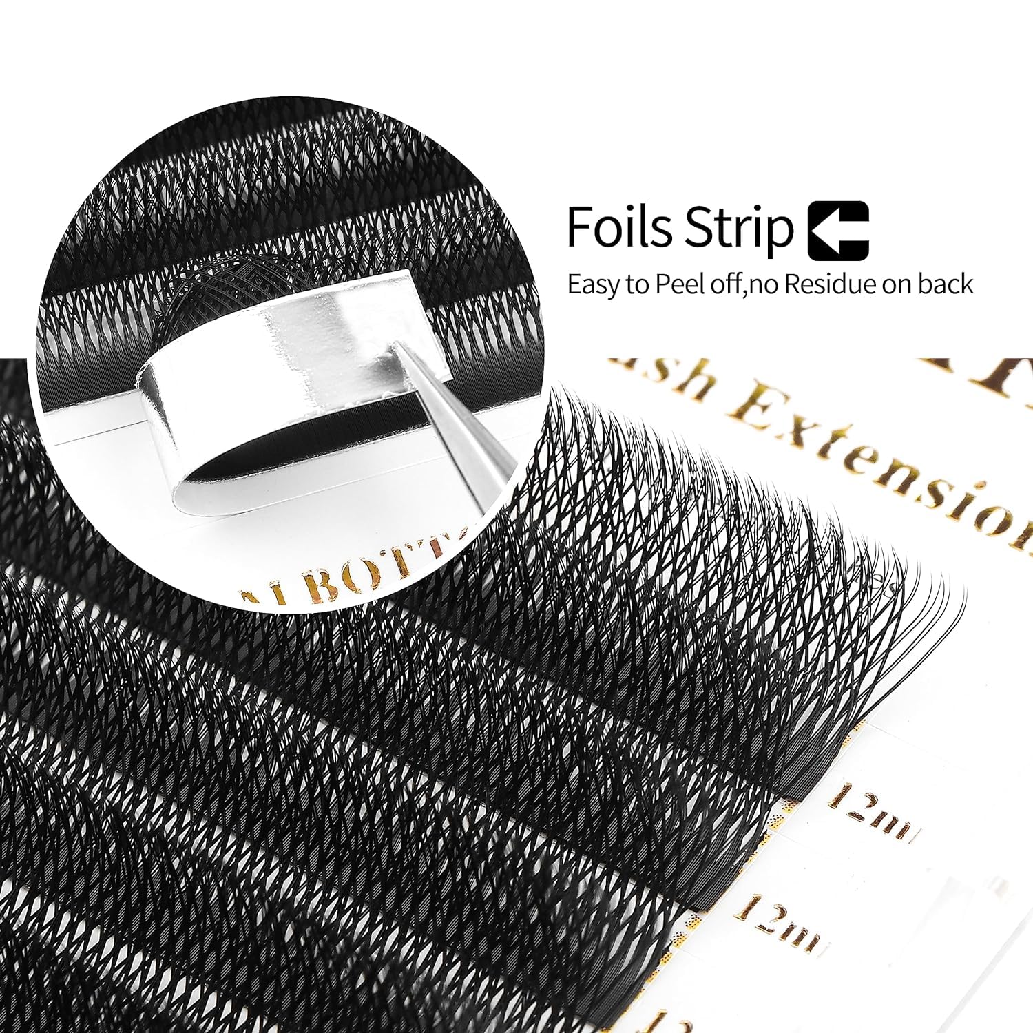 Lash Extensions Double Tips 4D Eyelash Extensions W Shape 0.07mm Thickness D Curl Mix 8-15mm Premade Fans Easy Fan Volume Lashes Matte Black Crisscross(W-4D-Double Tips-0.07-D,8-15mm Mix)-GlimoraGlow