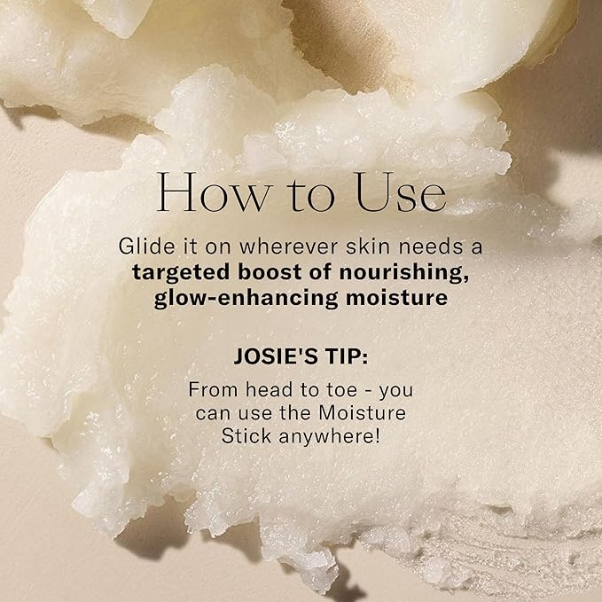 Josie Maran Argan Oil Moisture Stick - Travel Size Under Eye Balm & Face Balm to Restore Skin with Antioxidants & Essential Fatty Acids for a Healthy, Radiant Glow - Vegan & Cruelty-Free (0.35 Oz)-GlimoraGlow