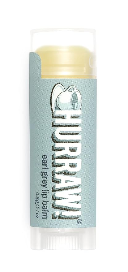 Hurraw! Earl Grey Lip Balm: Organic, Certified Vegan, Cruelty and Gluten Free. Non-GMO, 100% Natural Ingredients. Bee, Shea, Soy and Palm Free. Made in USA-GlimoraGlow