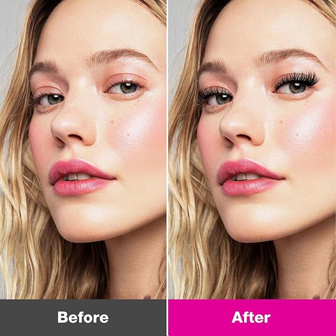 VEYESBEAUTY Lash Clusters Kit Eyelash Extensions Thin & Invisible Band Individual False Eyelashes Newbie's Five-Second Series Wispy Lash Tray for Self-application, Camellia Lashes 8-18mm Mixed Length-GlimoraGlow