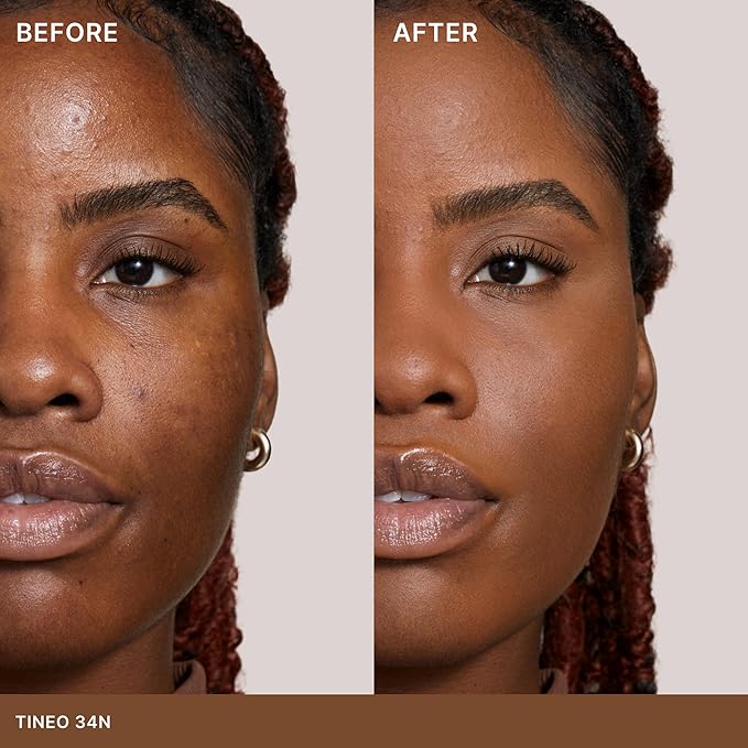 ILIA - Skin Rewind Complexion Stick - Foundation + Concealer + Skincare | Non-Toxic, Vegan, Cruelty-Free, Clean Makeup (34N - Tineo, 0.35 oz | 10 g)-GlimoraGlow