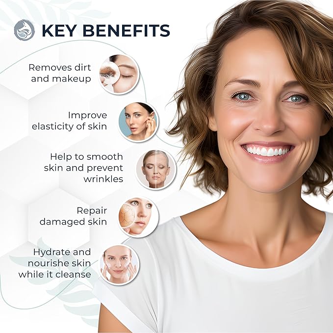 Hydrating Face Cleanser - Coconut Milk & Honey 4oz | Nourishing Daily Cleanser for All Skin Types — Gentle Non-Drying Formula, Fragrance-Free with Jojoba Oil & Aloe, Ideal for Sensitive Skin-GlimoraGlow