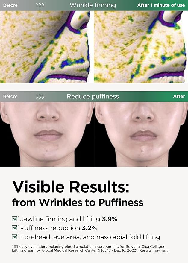 Bewants gua sha neck cream roller, korean neck cream with massage roller, rapid lift neck serum roll on, moisturizer for tightening skin with centella asiatica (2 Pack)-GlimoraGlow