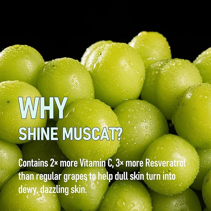 Dazzling Radiant Cleansing Pack to Foam – 3-in-1 Wash-Off Mask & Exfoliator & Cleanser w/Fresh Grape Extract & Niacinamide – Vitamin C and Resveratrol for Dry, Dull Skin (3.38 fl oz)-GlimoraGlow