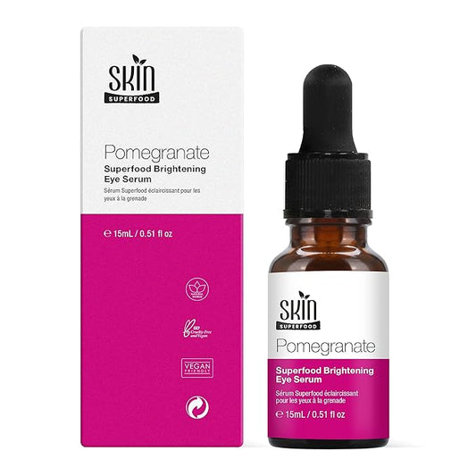 Pomegranate Superfood Brightening Oily Eye Serum 100% Natural and Vegan 0.53 Fl Oz (15ml)-GlimoraGlow