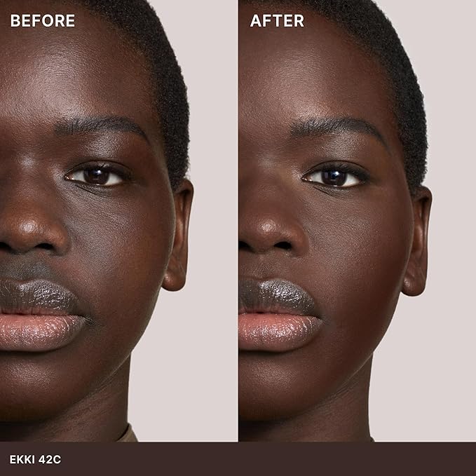 ILIA - Skin Rewind Complexion Stick - Foundation + Concealer + Skincare | Non-Toxic, Vegan, Cruelty-Free, Clean Makeup (42C - Ekki, 0.35 oz | 10 g)-GlimoraGlow