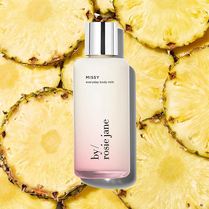 By Rosie Jane Everyday Body Milk (Missy) - Hydrating Toner & Body Moisturizer to Help Even Skin Tone - Infused with Soothing Aloe Vera and Turmeric Root to Promote Anti-Aging (5 Ounce)-GlimoraGlow