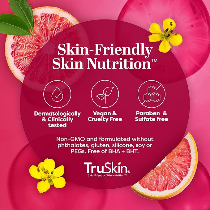 TruSkin Vitamin C Super Serum - Niacinamide, Retinol, Hyaluronic & Salicylic Acid - All-in-One Anti Aging Serum for Face – Improve Appearance of Dark Spots, Firmness for Brighter Looking Skin, 2 Fl Oz-GlimoraGlow