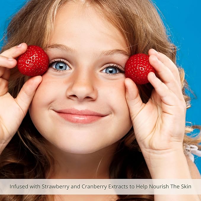 Gentle Face Cream Moisturizer for Kids and Preteens – Nourishing and Calming for All Skin Types – Natural Ingredients: Hyaluronic Acid and Vitamin E - Made in UK 50ml-GlimoraGlow