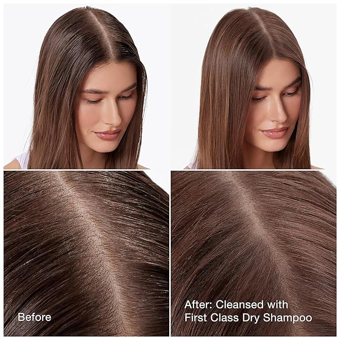 IGK FIRST CLASS Charcoal Detox Dry Shampoo | Volume + Soothes Scalp + Balance Oil | Vegan + Cruelty Free | 6.3 oz (Pack of 2)-GlimoraGlow