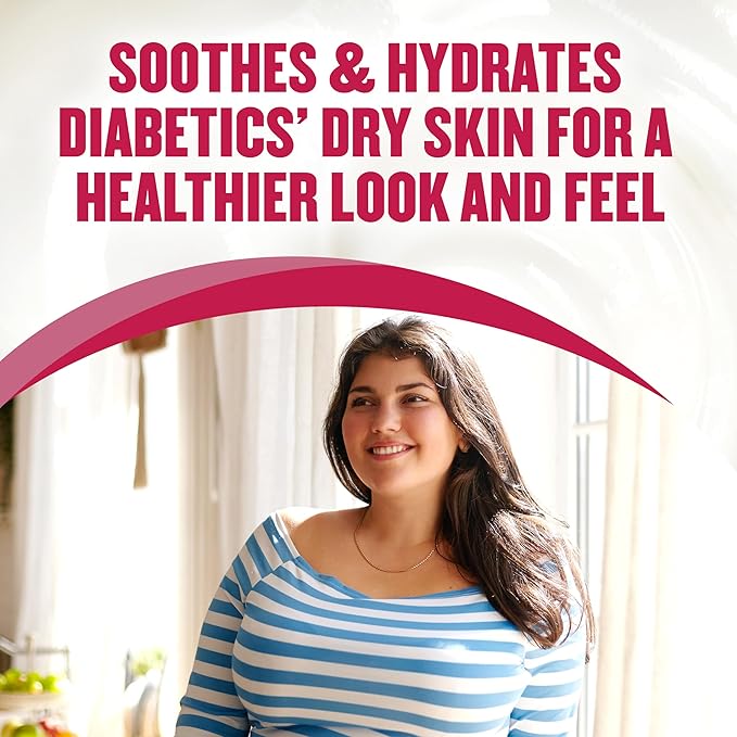 Gold Bond Diabetics' Dry Skin Relief Body Lotion With Vitamin E & Aloe To Soothe & Moisturize Dry, Flaky & Rough Skin, Value Size, 21 oz.-GlimoraGlow