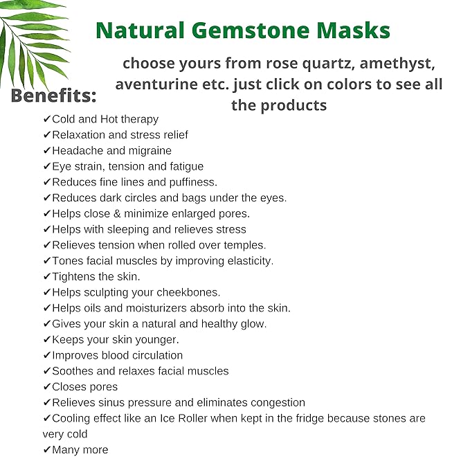 100% Authentic Amethyst Mother's day Gift Set Amethyst Eye Mask Amethyst Jade Roller & Gua Sha Set Facial Mask Instant Puffiness promote relaxation and relief stress.-GlimoraGlow