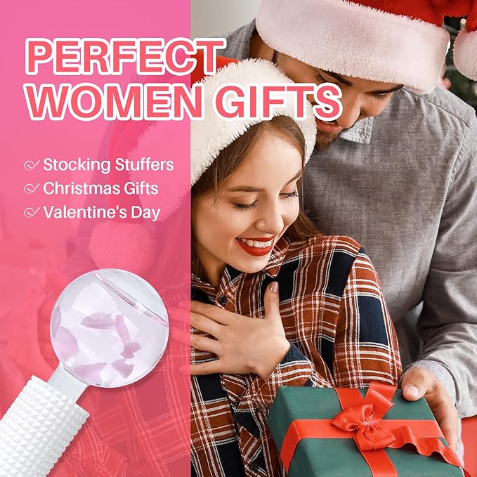 Ice Globes & Ice Roller for Face and Eyes - Facial Massage Tools for Skin Care, Reduce Wrinkles & Puffiness, Cooling Globes & Roller Ball for Glowing Skin 2PCS (Pink)-GlimoraGlow