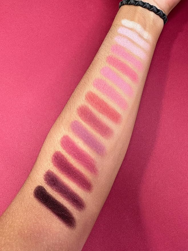 15 Colors Eyeshadow Palette | Versatile Range for Unlimited Eye Looks. (Rose)-GlimoraGlow