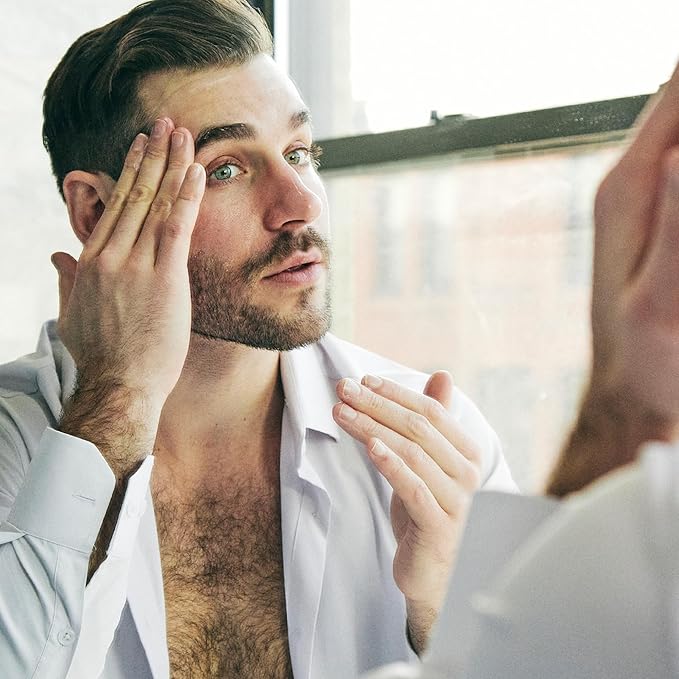 Brickell Men's Retinol Skin Care Serum Treatment For Firming Face Lines & Eye Wrinkles, Deep Hydrating Facial Skincare Serum For Anti-Aging, Fragrance Free, 1 Ounce-GlimoraGlow