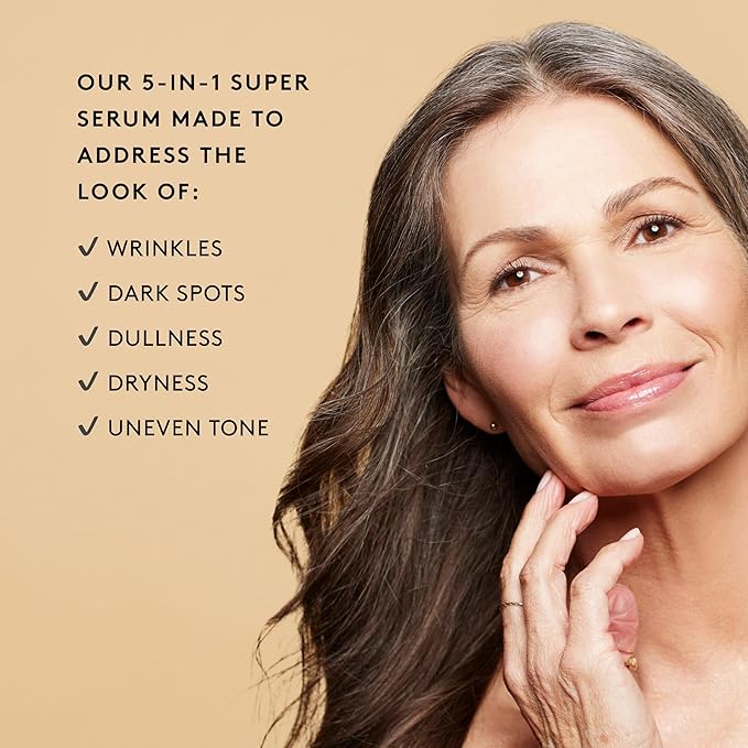 Naked & Thriving Illuminate BC+ Face Serum | Hyaluronic Acid, Vitamin C, Bakuchiol | Organic, Vegan, & Naturally-Derived Skin Care | For Mature Skin, Visible Spots and Wrinkles (1.0 fl oz/30 mL)-GlimoraGlow