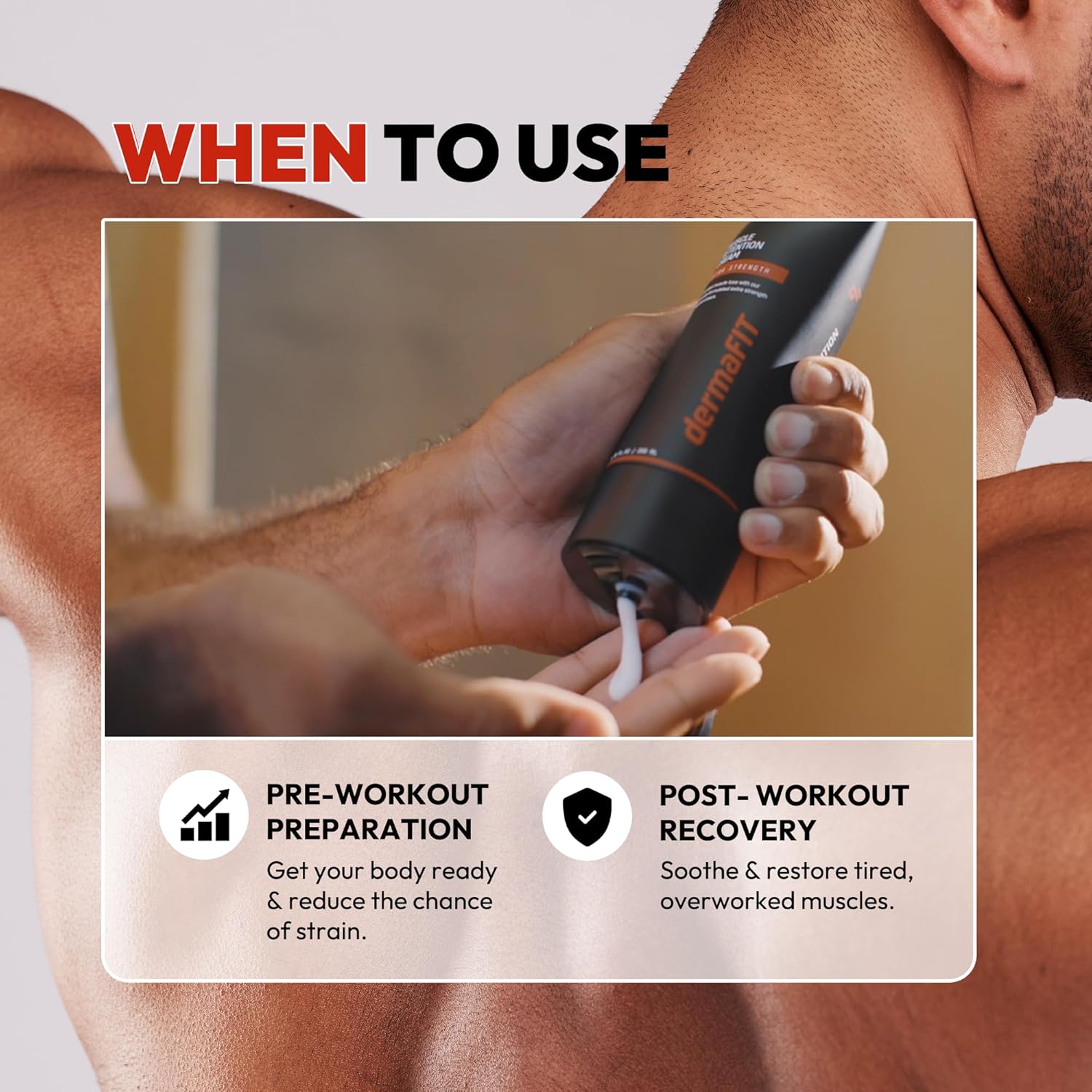 Extra Strength Muscle Maintenance Cream, Post Workout Recovery & Strength, Double-Enhanced Effect of Muscle Loss Prevention, 200ml, No Artificial Fragrance Topical Analgesic for Muscle-GlimoraGlow