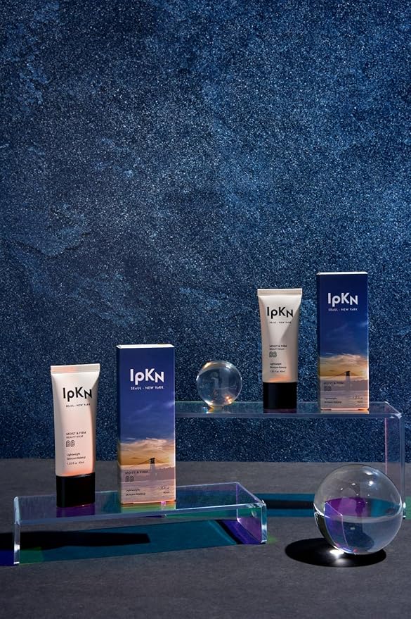 IPKN Moist & Firm BB Cream - Ultra-Hydrating Daily BB Cream with or without SPF40 - Lightweight, Non-Greasy Face Base with Antioxidants for Smooth, Radiant Skin-GlimoraGlow