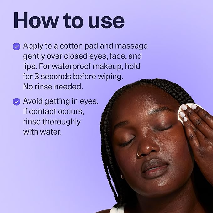 Curology Micellar Water Makeup Remover, Cleansing Gel Water Concentrate, Waterproof Eye and Face Make Up Removal, 8.5 fl oz-GlimoraGlow