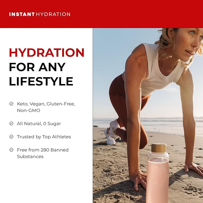 Instant Hydration Electrolytes Powder Packets - Paloma Electrolyte Drink Mix - Zero Sugar - Keto, Vegan, Gluten-Free, Non-GMO - Boost Recovery, Brain Health, Muscle & Tissue Support- 30 Sticks-GlimoraGlow