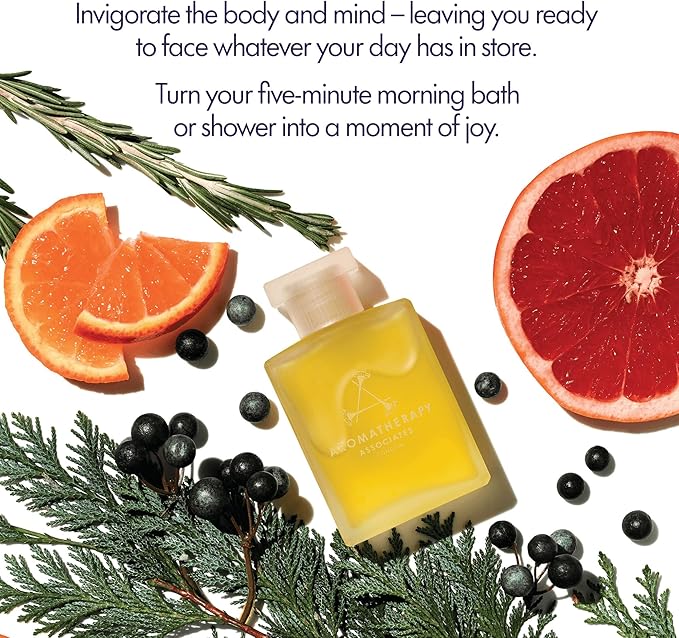 Aromatherapy Associates Revive Morning Bath and Shower Oil – Hydrating Oil with 3 Essential Oils to Refresh Mind, Body, and Spirit (1.86 oz)-GlimoraGlow