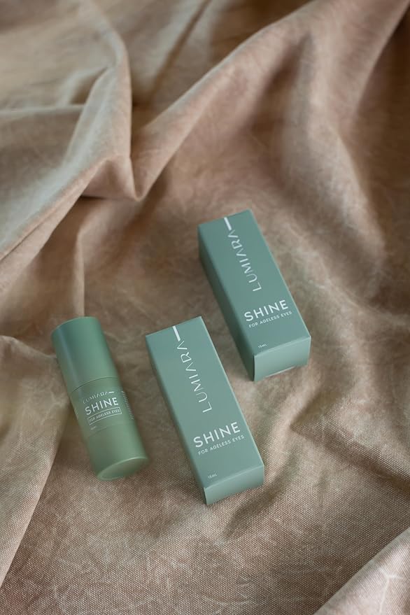 Lumiara Shine Anti Aging Eye Serum - Hydrating and Brightening Serum For All Ages & Skin Types - Organic, Paraben Free, Cruelty Free & Plant Based Wrinkle Reduction - Made In The USA - 15 ml-GlimoraGlow