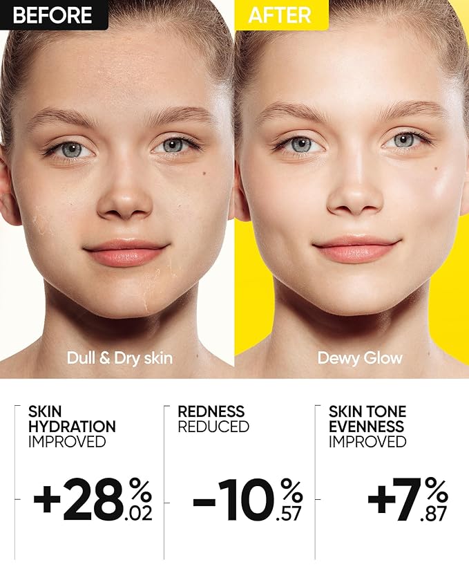 Radiance Booster Spray Serum, Vegan Skin Care, Light-weight Face Moisturizer, Glow Serum for Radiant Skin, Non Comedogenic, All In One Mist, 3.3 fl oz.-GlimoraGlow