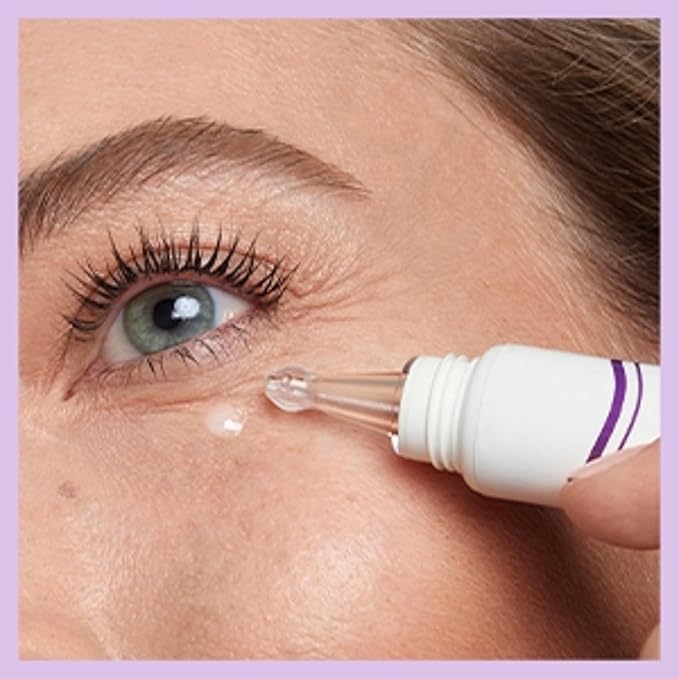 COVERGIRL Simply Ageless Skin Eye Lift Serum, Reduces Wrinkles, 1 Pack, 0.92 Oz ,Serum, Face Serum, Skin Tightening Serum, Anti-Wrinkle Serum, Tighter Skin, Instantly Youthful, Works Well With Makeup-GlimoraGlow