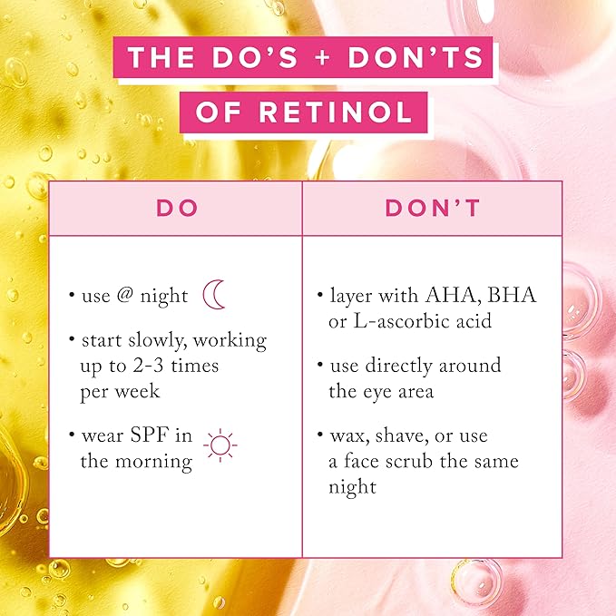 Farmacy Retinol Serum for Face - 1% Vitamin A Anti Aging - Resurfacing Wrinkle Formulated with Encapsulated Retinol + Ceramide NP to Prevent Moisture Loss + Replenish Skin Barrier (30ml)-GlimoraGlow