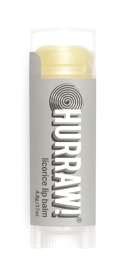 Hurraw! Licorice Lip Balm: Organic, Certified Vegan, Cruelty and Gluten Free. Non-GMO, 100% Natural Ingredients. Bee, Shea, Soy and Palm Free. Made in USA-GlimoraGlow