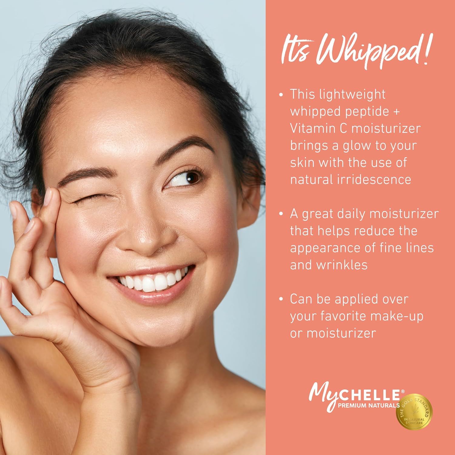 MYCHELLE Illuminating Peptide-Rich Whipped Moisturizer, 1.2 OZ-GlimoraGlow