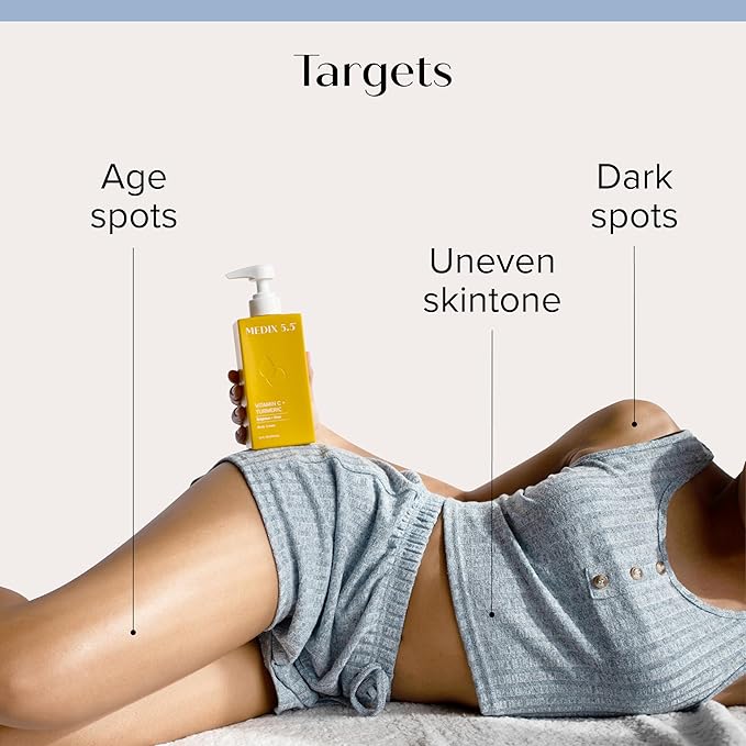 Medix 5.5 Vitamin C Cream Face Lotion & Body Lotion Moisturizer | Anti Aging Skin Care Firming & Brightening Cream Diminishes The Look Of Uneven Skin Tone, Age Spots, & Sun Damaged Dry Skin, (2-Pack)-GlimoraGlow