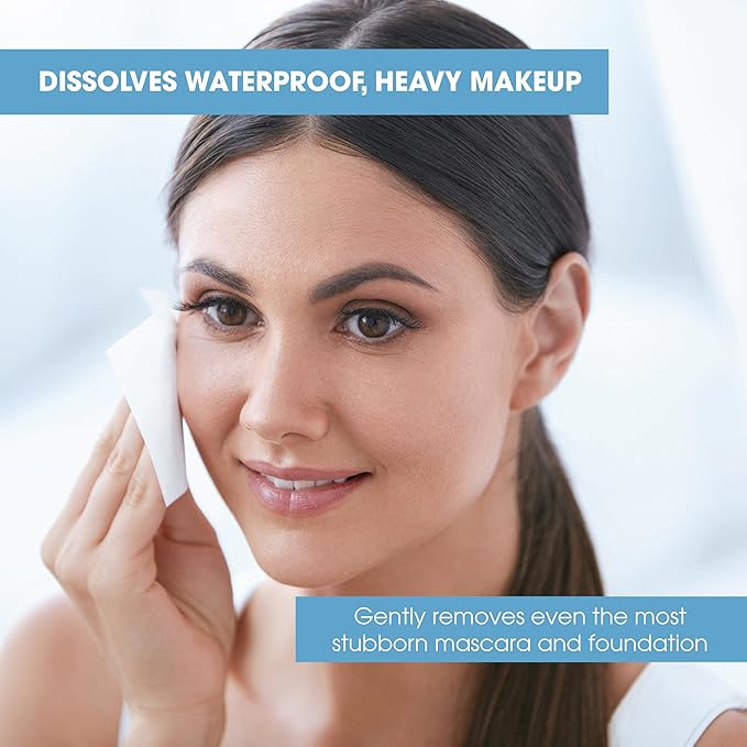 Diamond Wipes Makeup Remover Wipes, Alcohol Free Facial Cleansing Wipes with Vitamin E, Case of 500 Face Wipes-GlimoraGlow