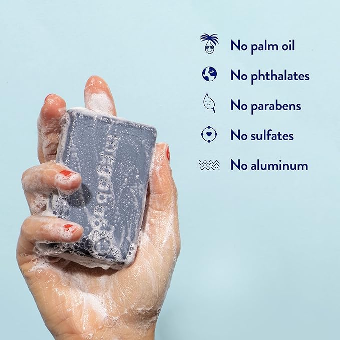 Megababe Underarm Bar Soap - Space Bar | With Detoxifying Charcoal for Odor Control | 4.5 oz - 3 Pack-GlimoraGlow