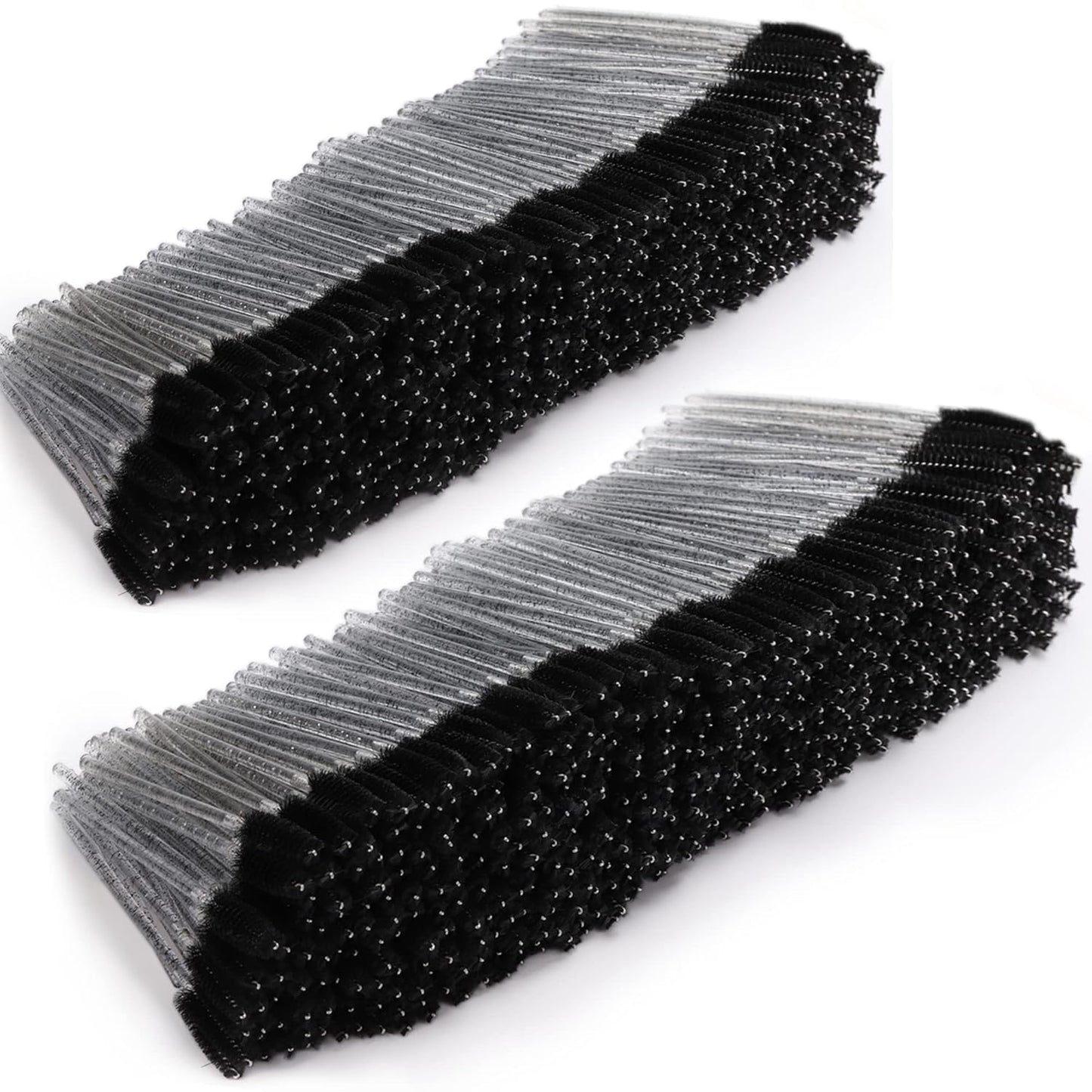 Tbestmax 2000 Disposable Mascara Wands Eyelash Brush Spoolies for Eyebrow Eye Lash Extension Black-GlimoraGlow