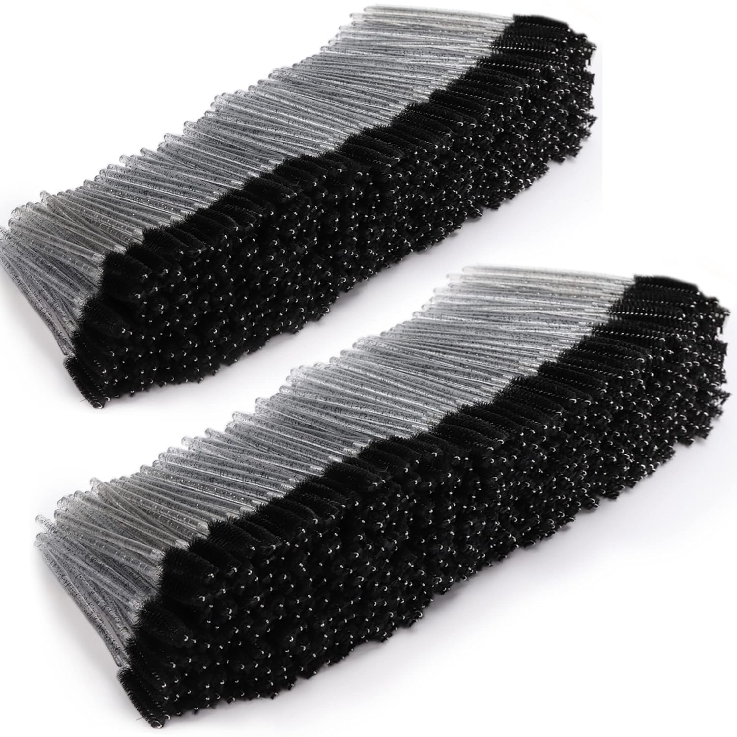 Tbestmax 2000 Disposable Mascara Wands Eyelash Brush Spoolies for Eyebrow Eye Lash Extension Black-GlimoraGlow