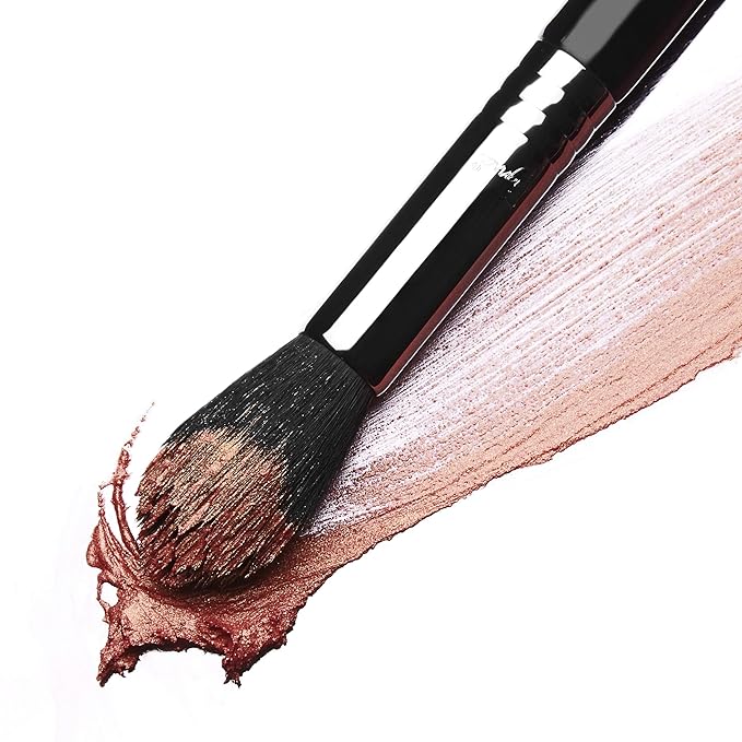 Sigma Beauty Professional F35 Tapered Highlighter synthetic Face Makeup Brush with SigmaTech® fibers for Highlighting and Contouring-GlimoraGlow