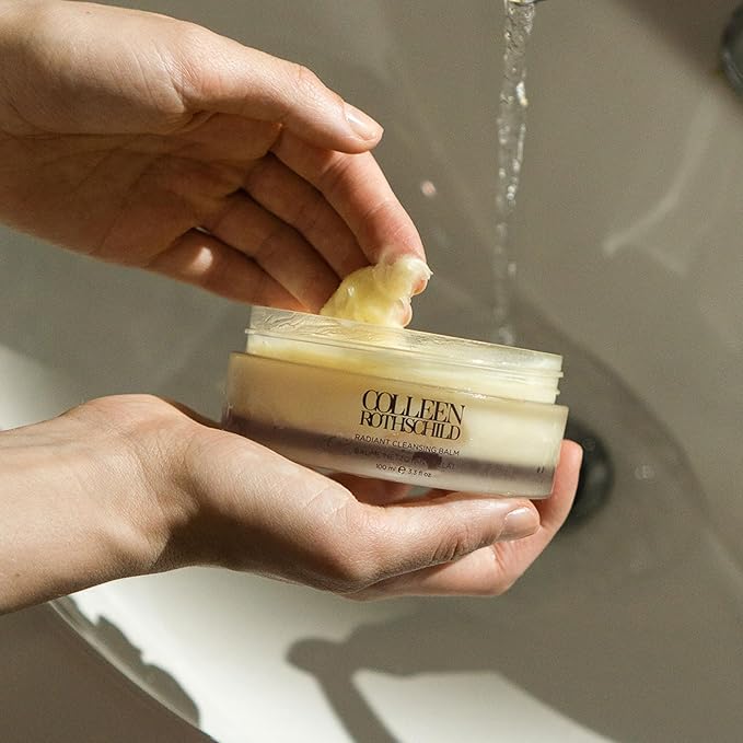 COLLEEN ROTHSCHILD Mini Radiant Cleansing Balm | Deeply Cleanses, Soothes & Removes Makeup & Impurities | Restores Luminosity | Calms & Decongests | Combats Dehydration (1 fl oz)-GlimoraGlow