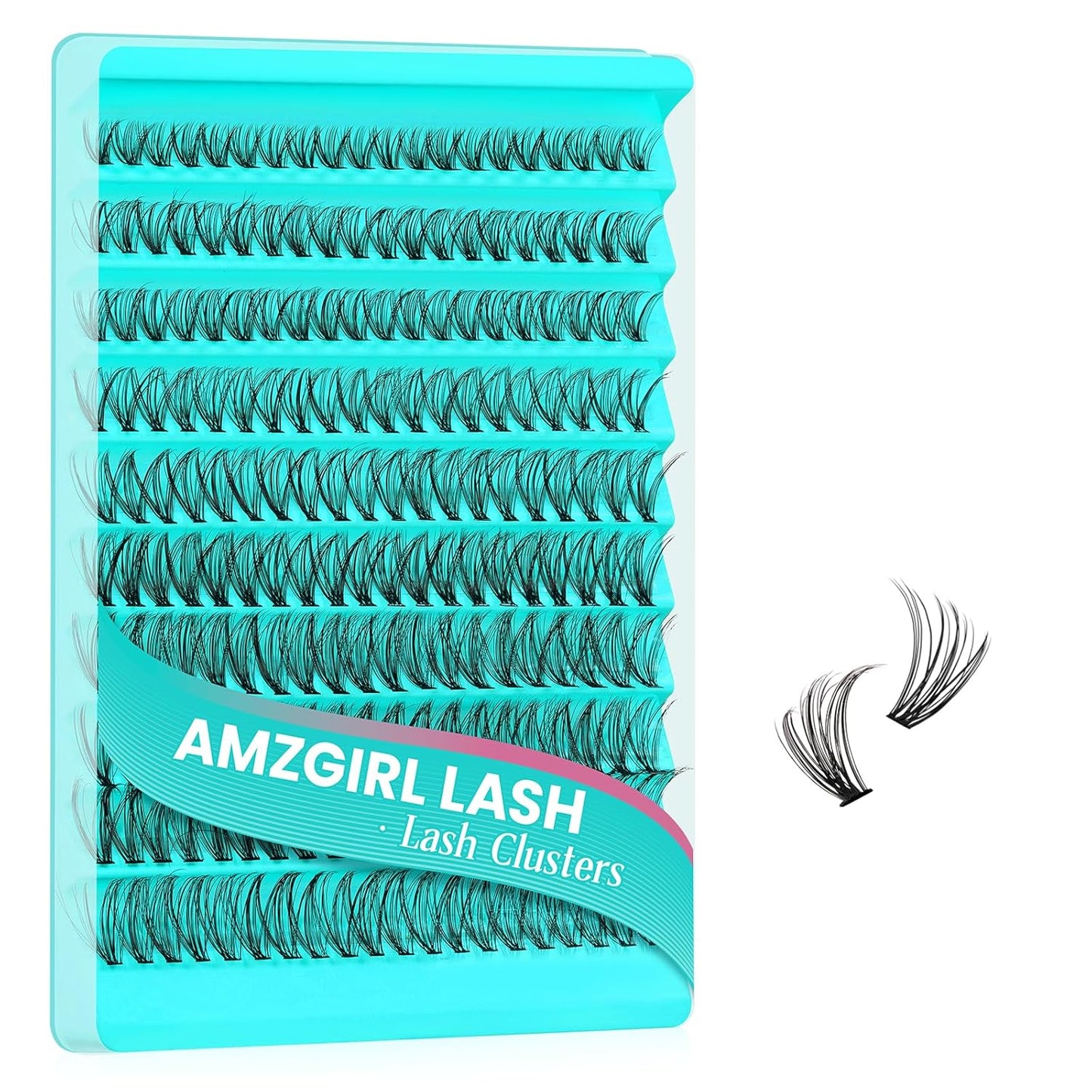 Lash Clusters 200pcs, Eyelash Extension Kit 30D D Curl Diy Cluster Eyelashes Extensions Lash Bond and Remover Waterproof Lash Applicator Tools for 8-18mm Mix Lashes Beginner Self Use-GlimoraGlow