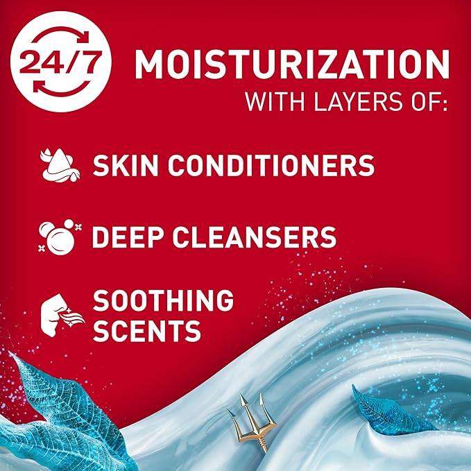 Old Spice Body Wash GentleMan’s Super Hydration for Men, 24/7 Renewing Moisture, Gentle on Skin with Skin Conditioners, Deep Sea with Ocean Waves + Kelp Scent, 20 oz-GlimoraGlow