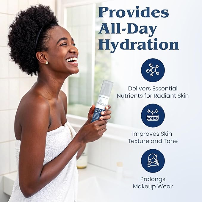 Clear Choice Hydrating Balance Facial Mist 6.7oz – Rejuvenating Spray for All Skin Types, Tightens Pores, Prolongs Makeup, Restores pH Balance-GlimoraGlow