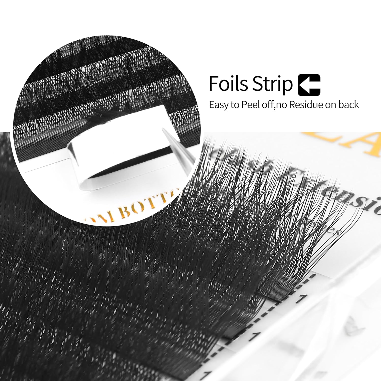 W Lash Extensions 5D Eyelash Extensions W Shape 0.07mm Thickness L Curl 10mm Premade Fans W Lashes Individual Lashes Matte Black 12 Rows False Eyelashes Volume Lashes(W-5D-0.07-L,10mm)-GlimoraGlow